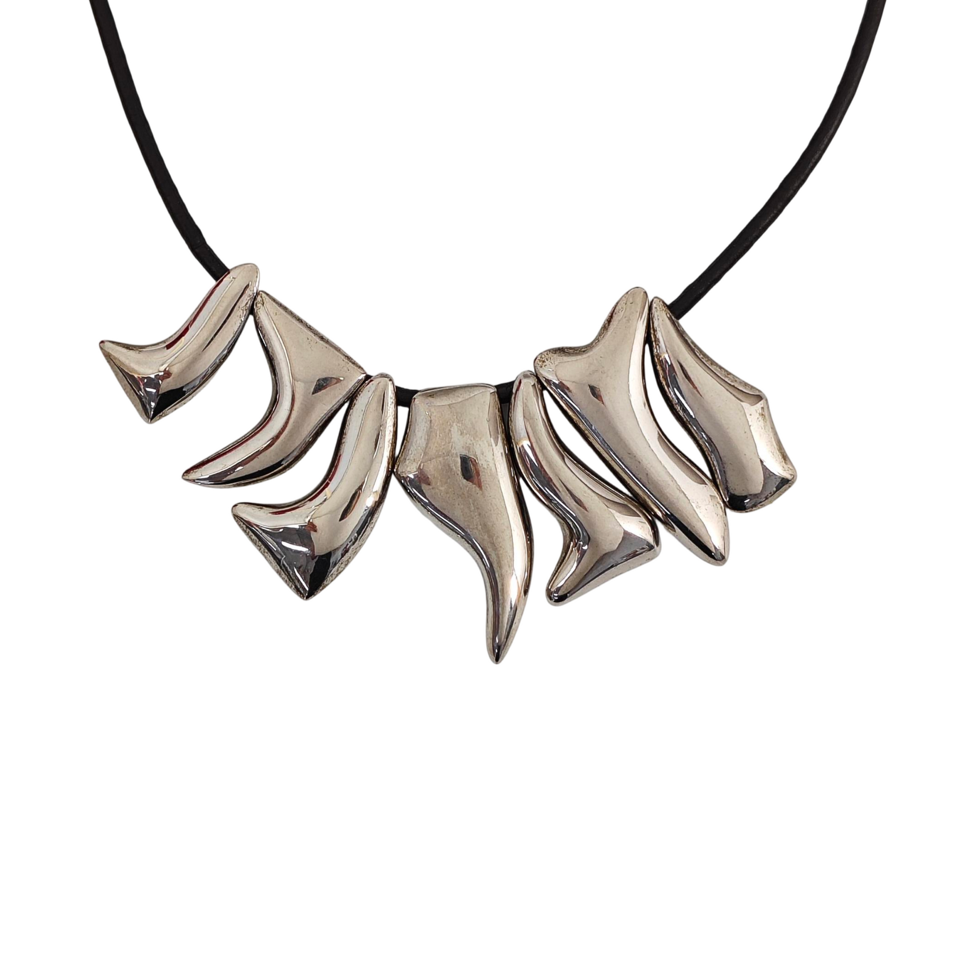 Leather Black Necklace