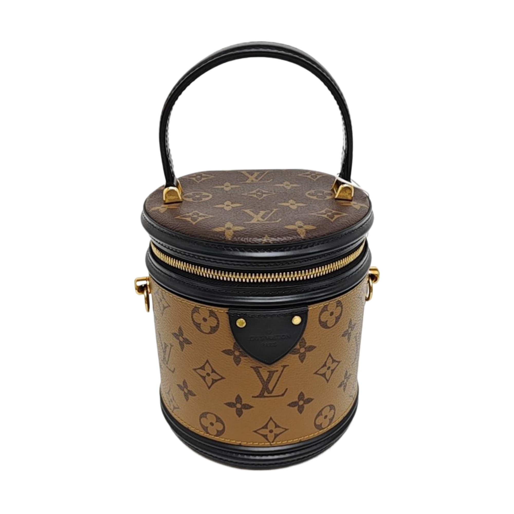 CANNES PM Monogram Coated Canvas Brown