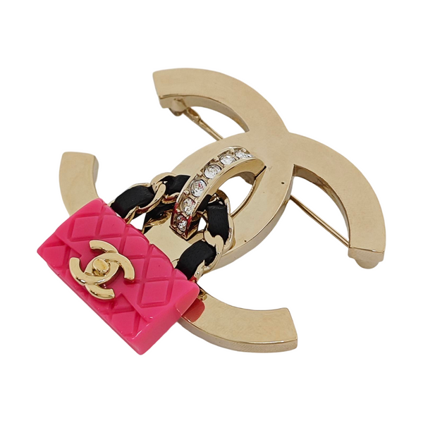 Vintage Metal Gold Brooch