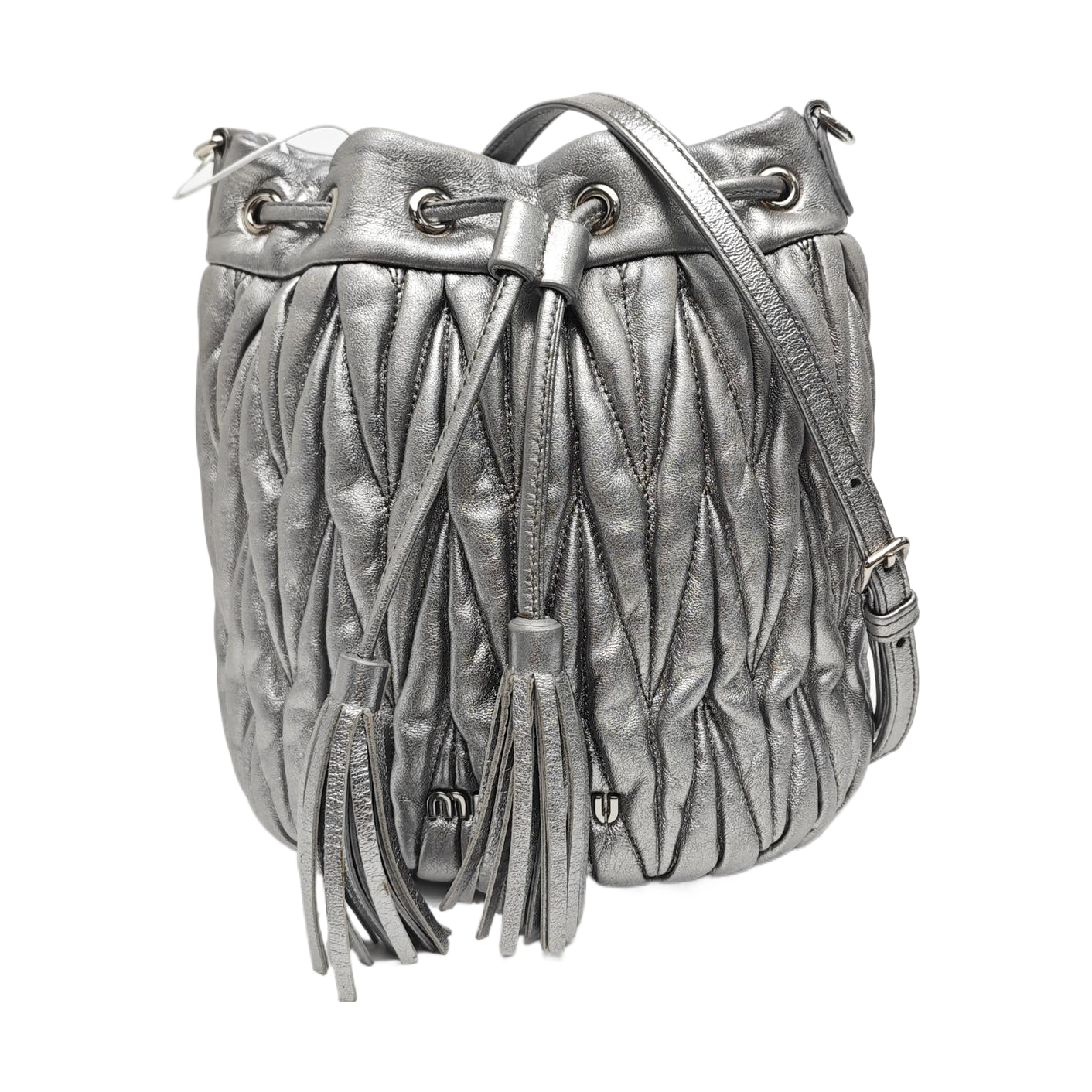 Matelassé Quilted Lambskin Silver