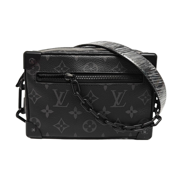 SOFT TRUNK Mini Monogram Coated Canvas Black