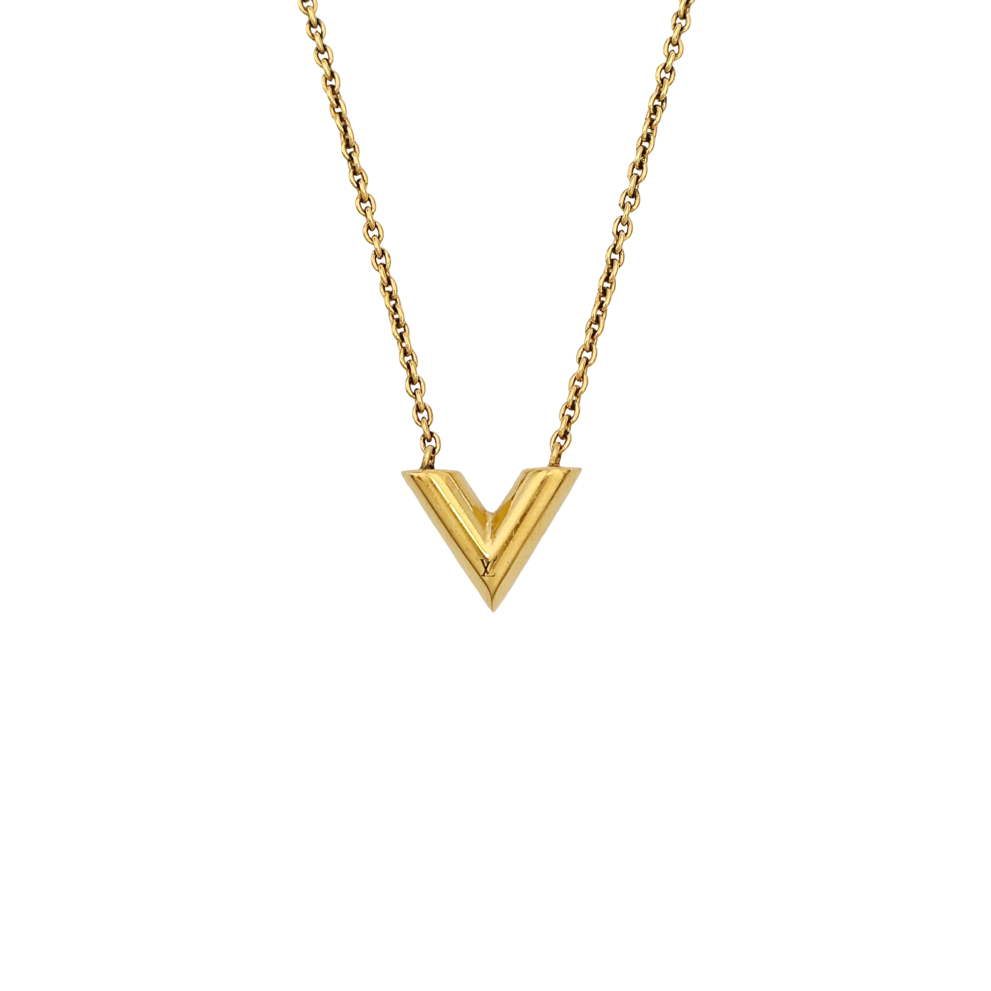 LV &amp; ME Metal Gold Necklace