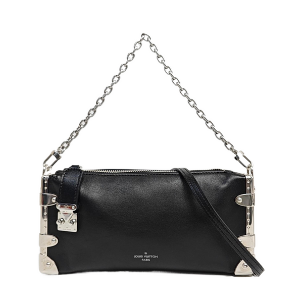 SIDE TRUNK Calfskin Black