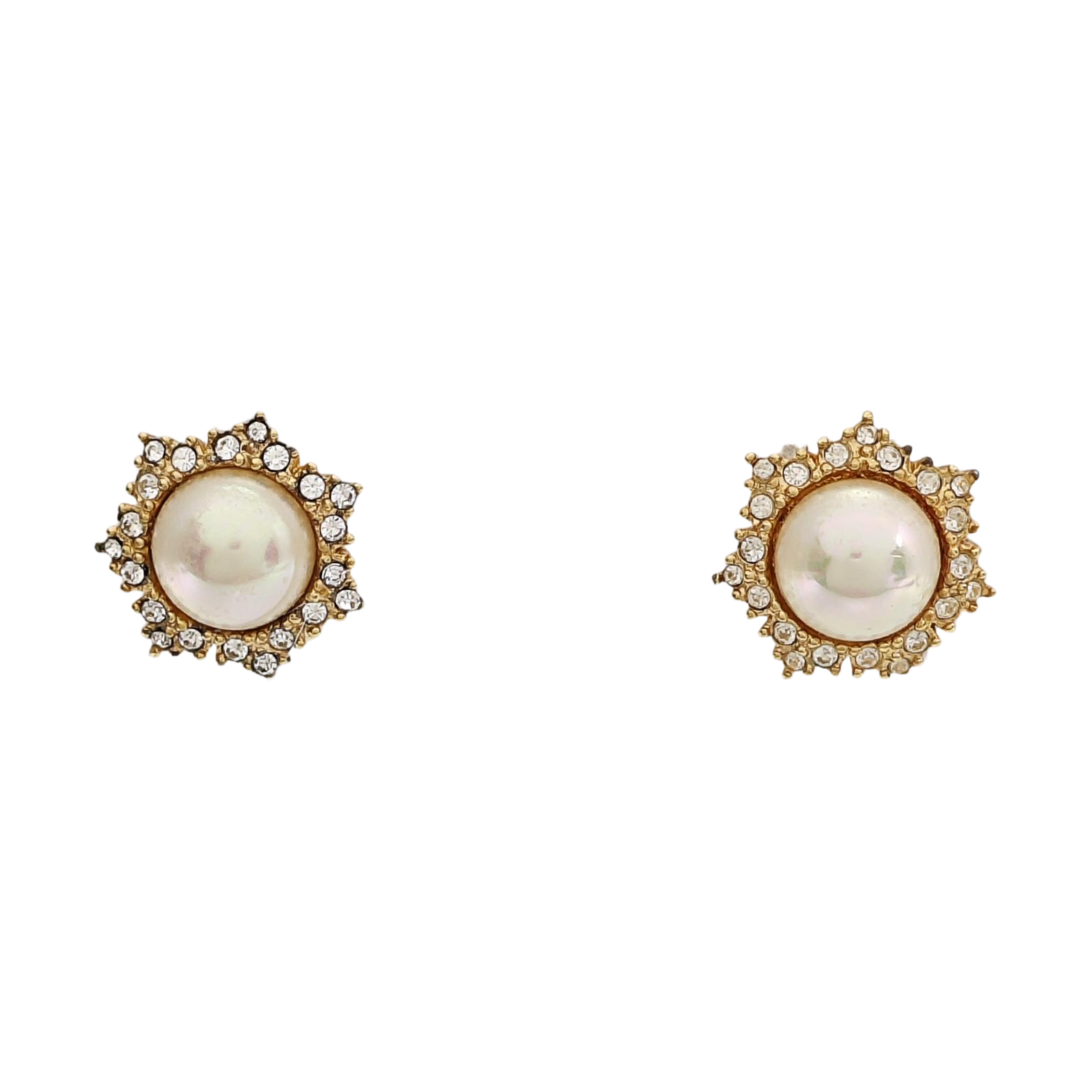 Metal Gold Clip On Earrings