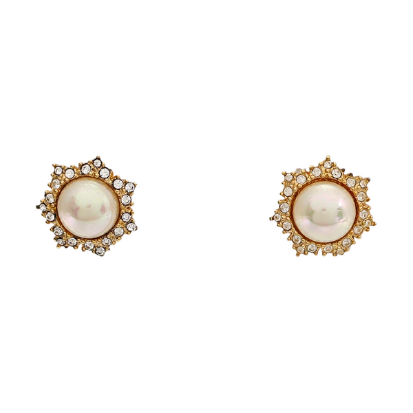 Metal Gold Clip On Earrings