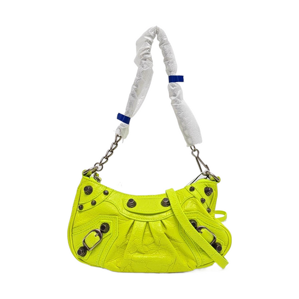 Le Cagole Mini Lambskin Green
