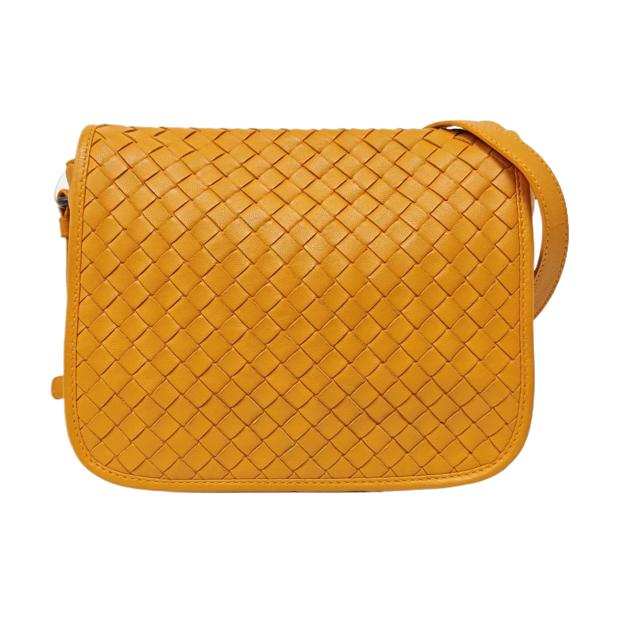 Calfskin Shoulder Bag Orange