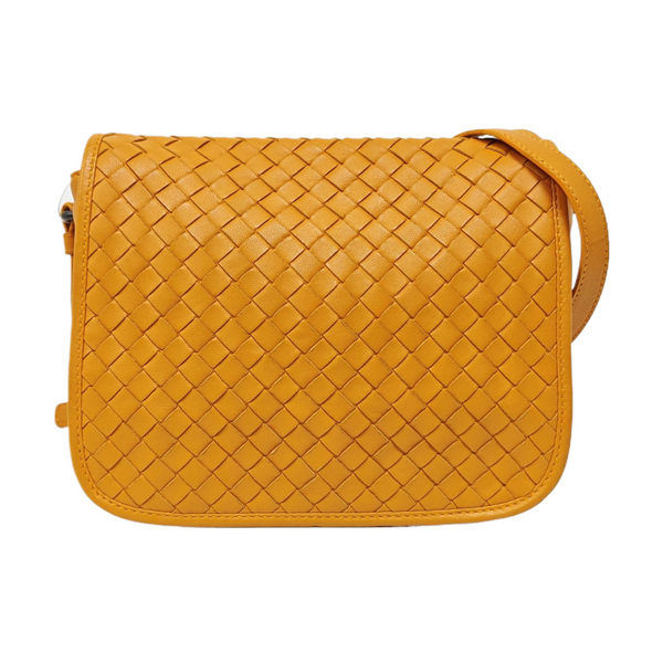 Calfskin Shoulder Bag Orange