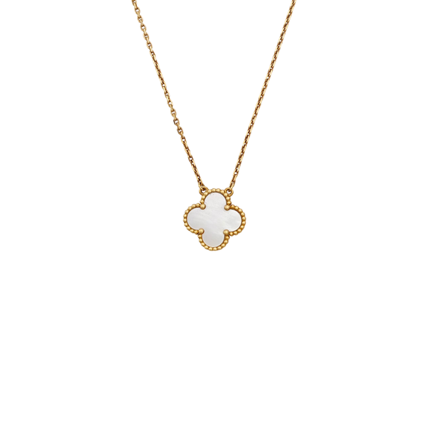 Vintage Alhambra 18k Gold Necklace