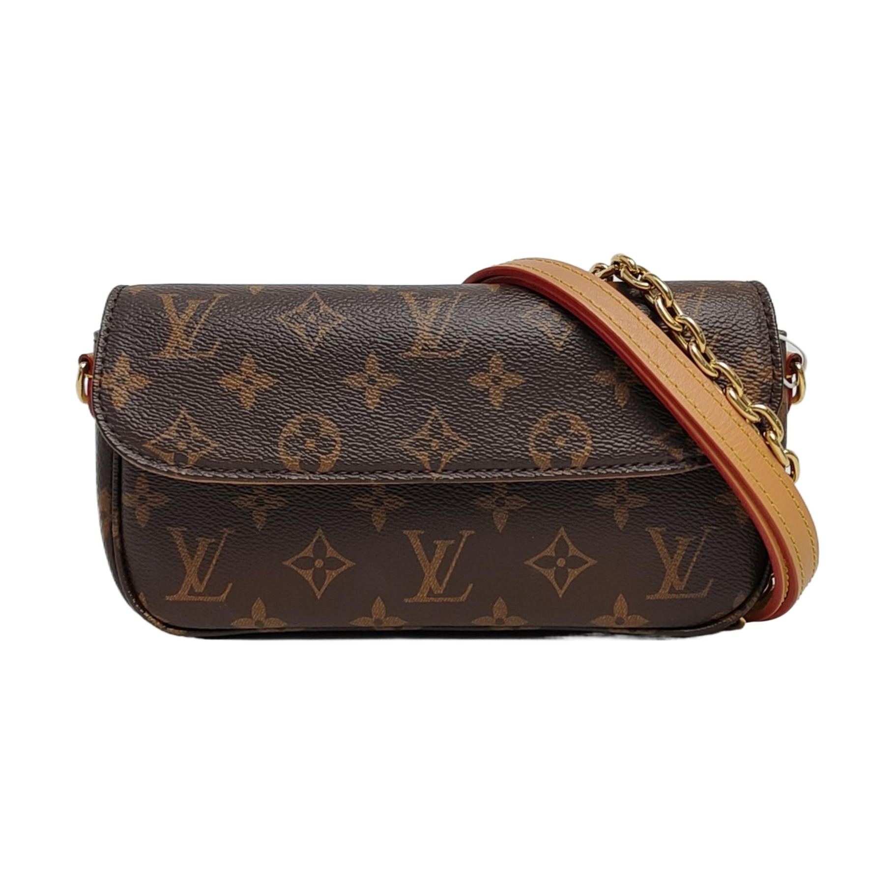 IVY Monogram Coated Canvas Brown