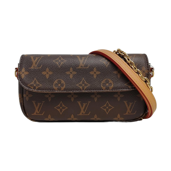 IVY Monogram Coated Canvas Brown