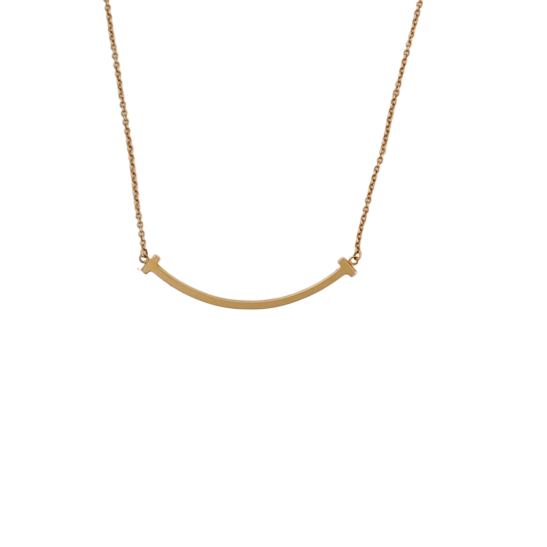 Tiffany T 18k Rose Gold Necklace