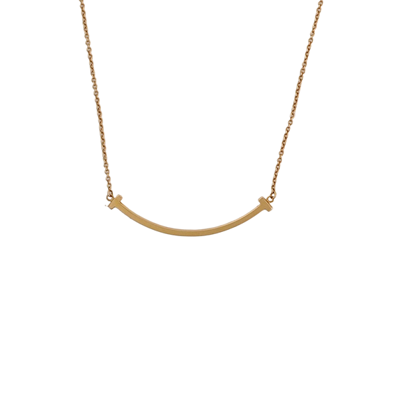 Tiffany T 18k Rose Gold Necklace