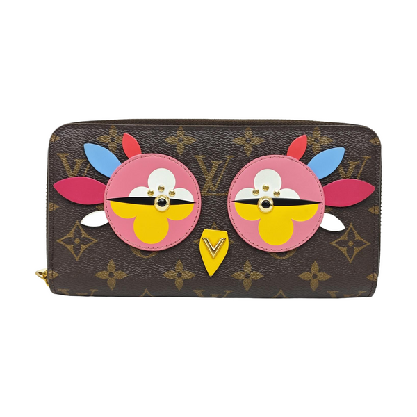 FÉLICIE Monogram Coated Canvas Brown Wallet