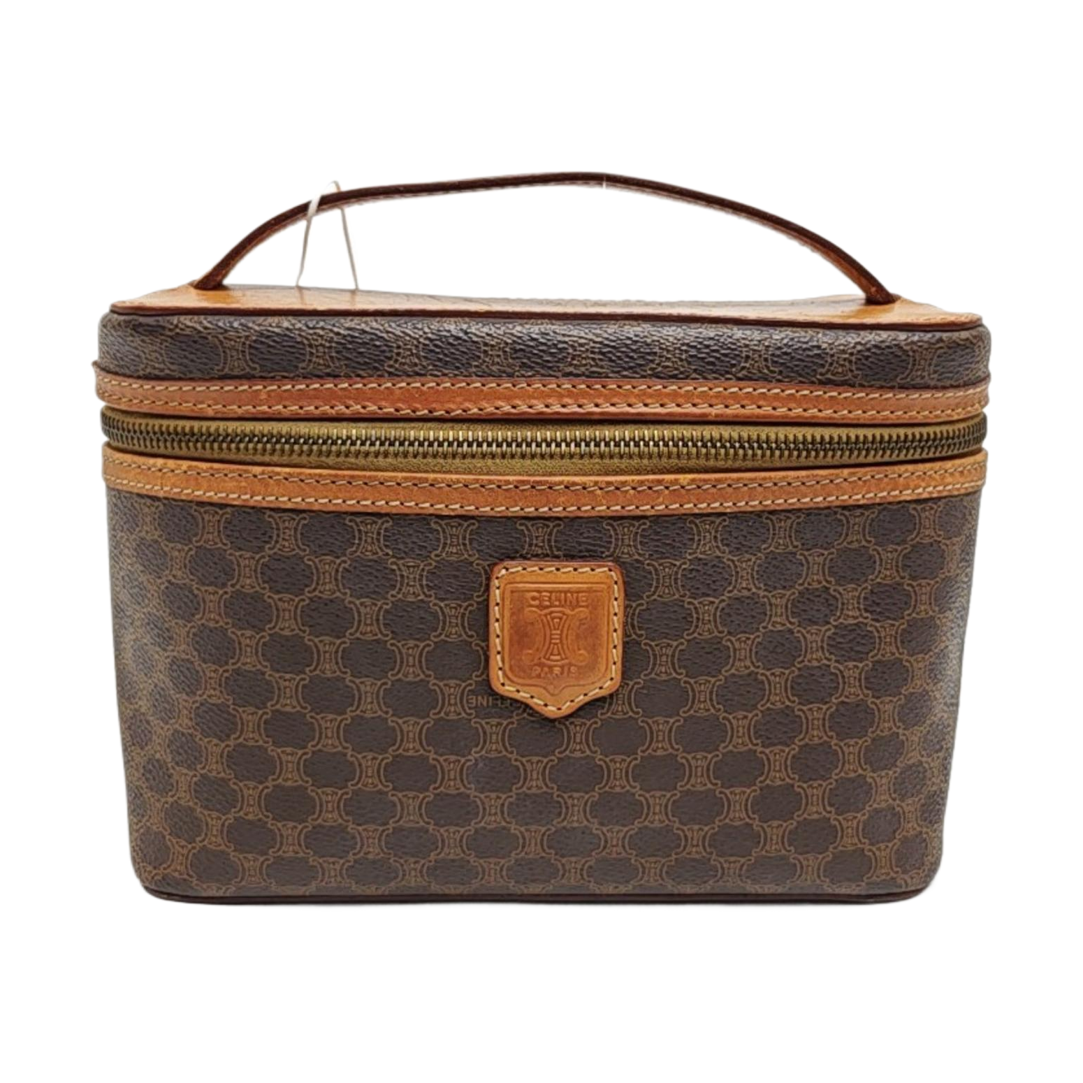 BOLSOS COSMÉTICOS MACADAM TOP HANDLE Lona revestida Marrón