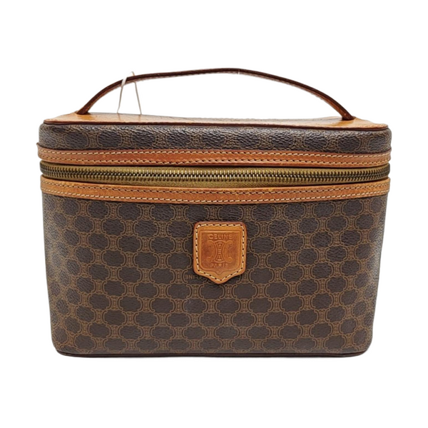 BOLSOS COSMÉTICOS MACADAM TOP HANDLE Lona revestida Marrón