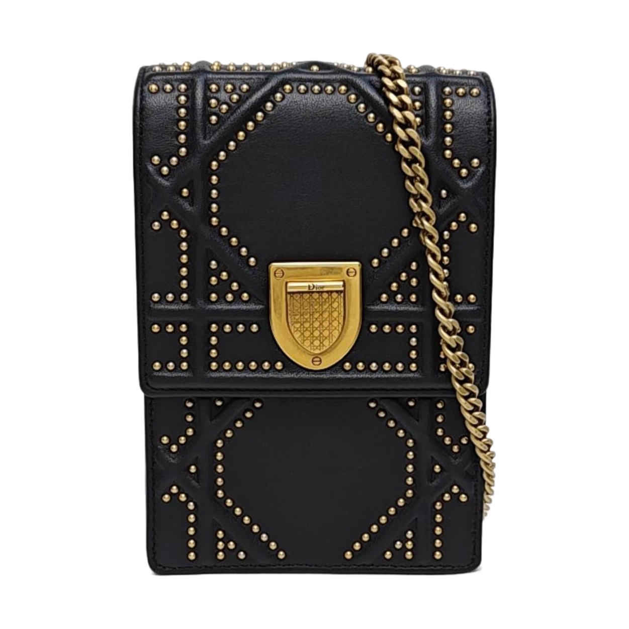 Diorama Cannage Lambskin Black