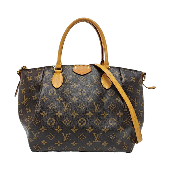 TURENNE MM Monogram Coated Canvas Brown