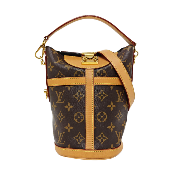 DUFFLE Monogram Coated Canvas Brown