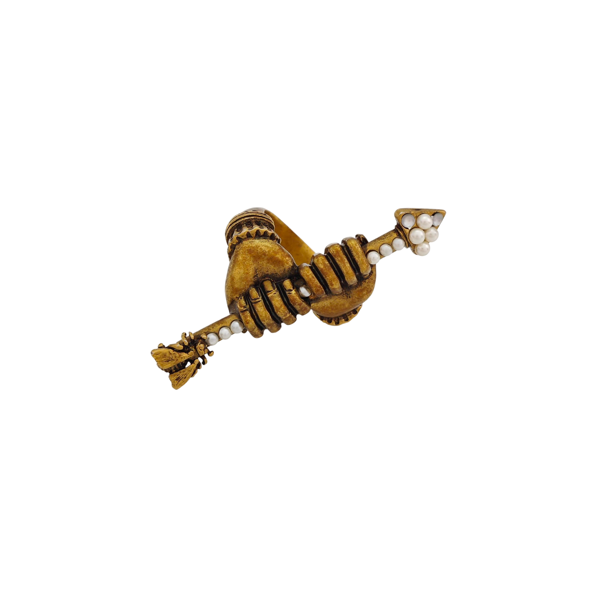 Metal Gold Ring HK 16