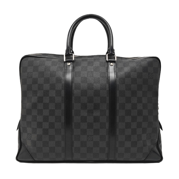 PORTE-DOCUMENTS Damier Graphite Coated Canvas Black