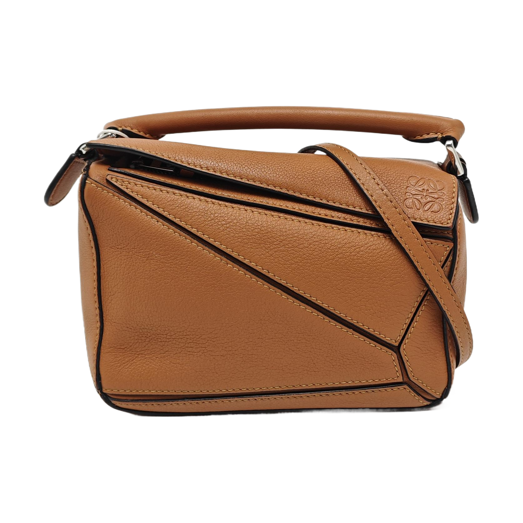 Puzzle Mini Calfskin Brown