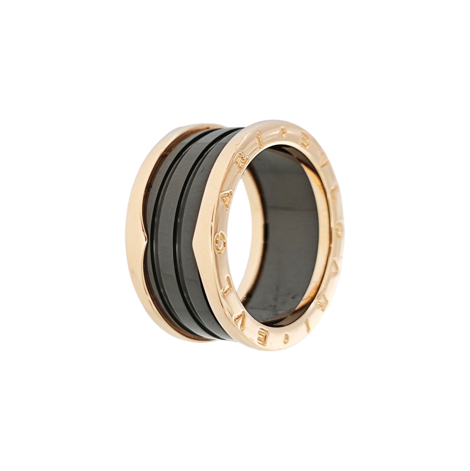 B.ZERO1 18k Rose Gold Ring EU 61