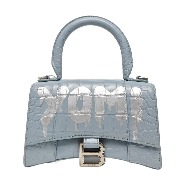 Hourglass Small Calfskin Blue