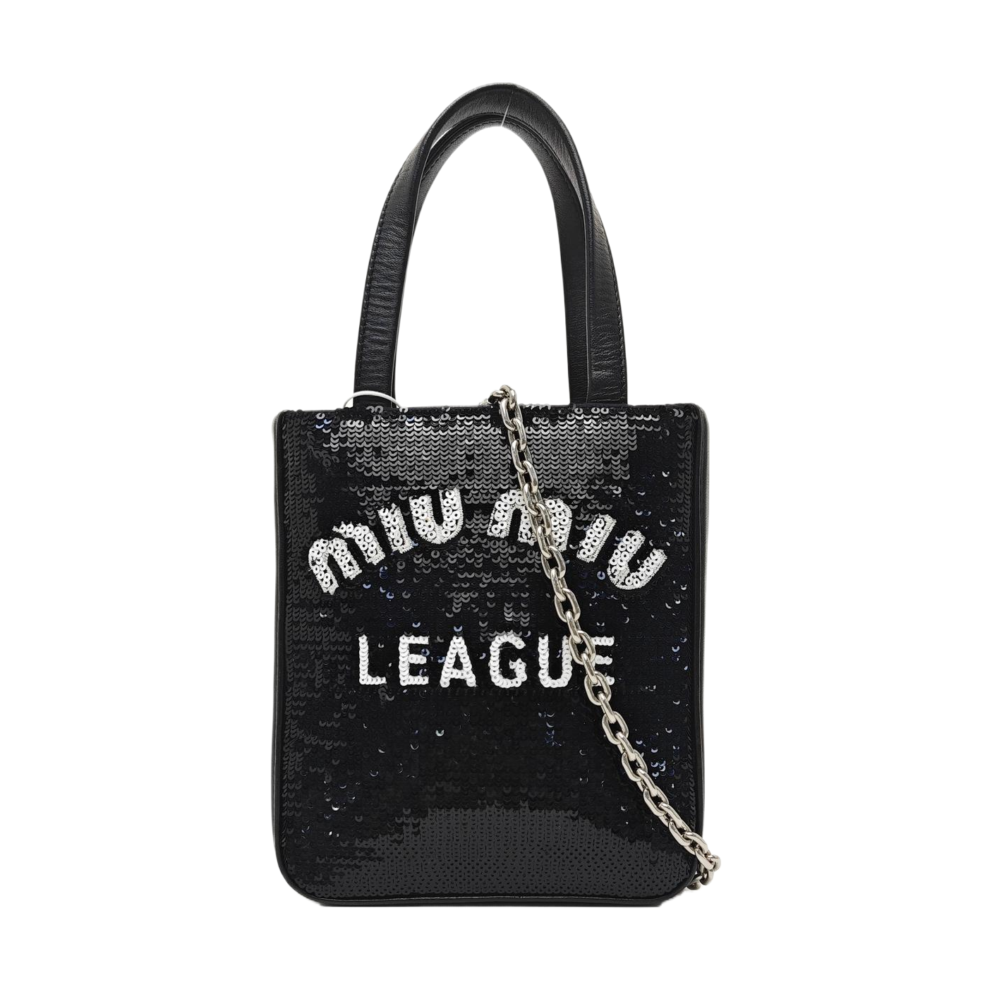 Sequins Tote Bag Black