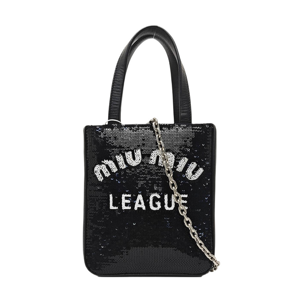 Sequins Tote Bag Black