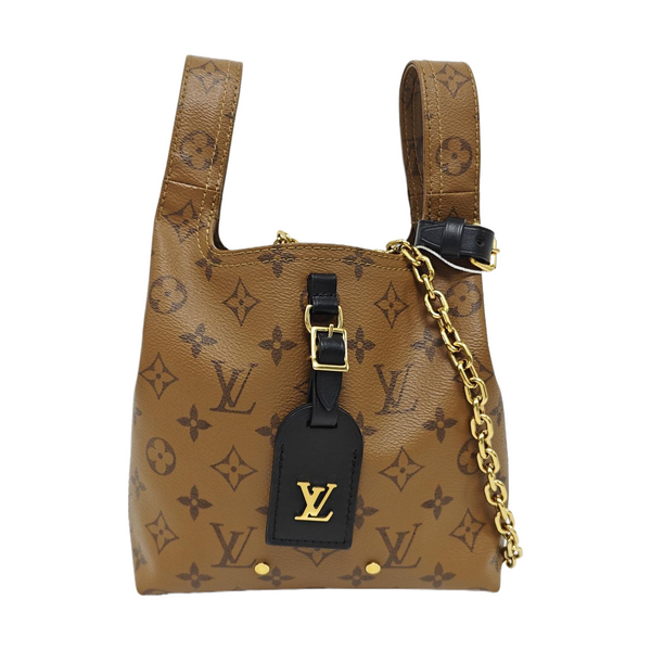ATLANTIS PM Monogram Coated Canvas Brown