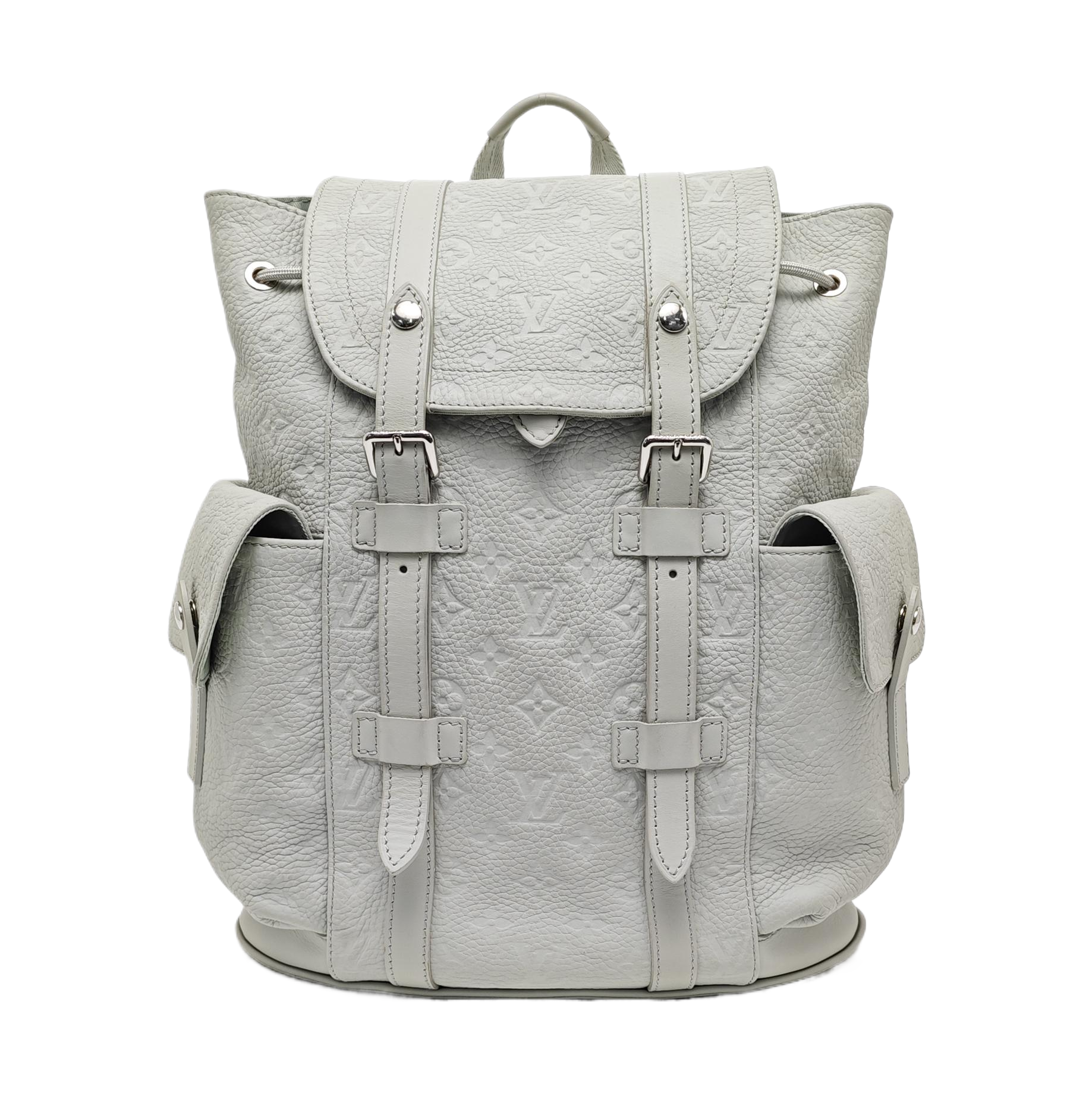 CHRISTOPHER PM Monogram Calfskin Green