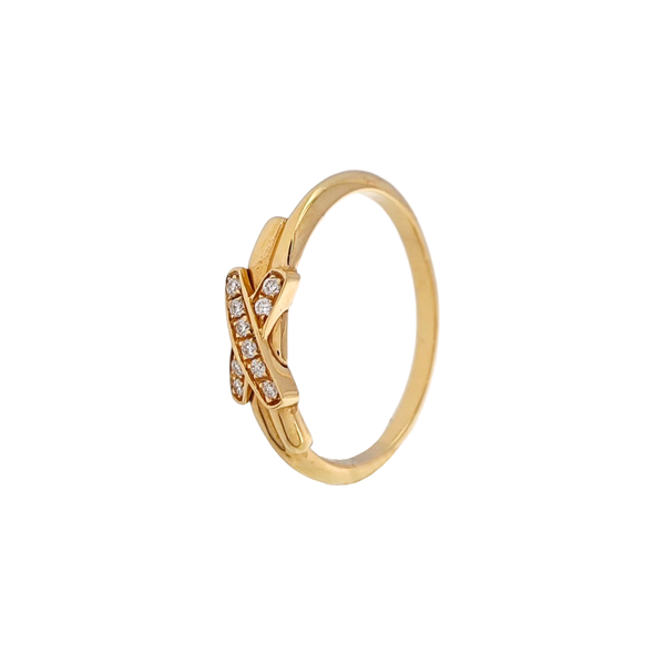 Jeux De Liens 18k Rose Gold Ring EU 50