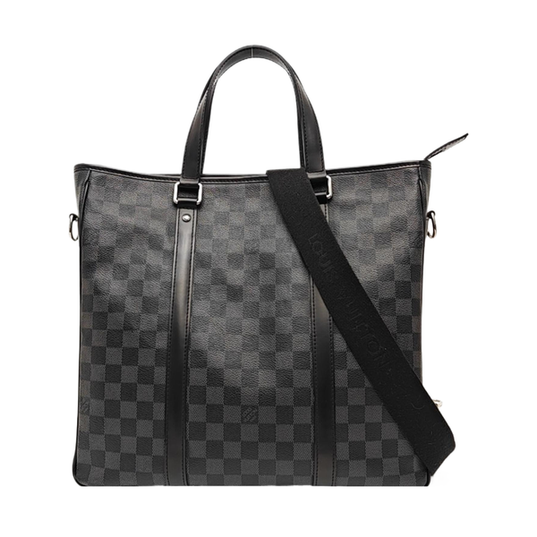 TADAO Damier Graphite Coated Canvas Gray