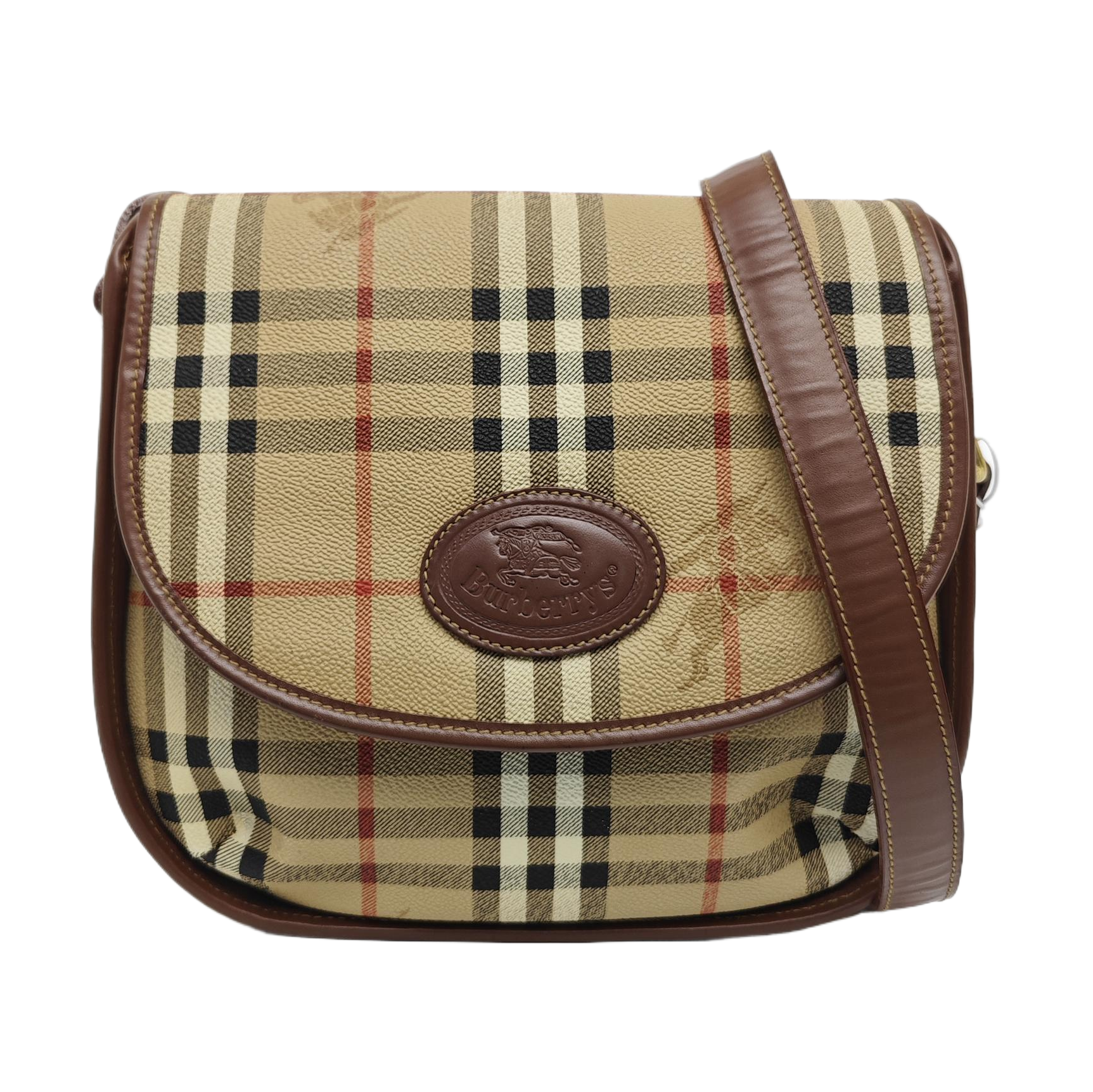 Coated Canvas Shoulder Bag Multicolor