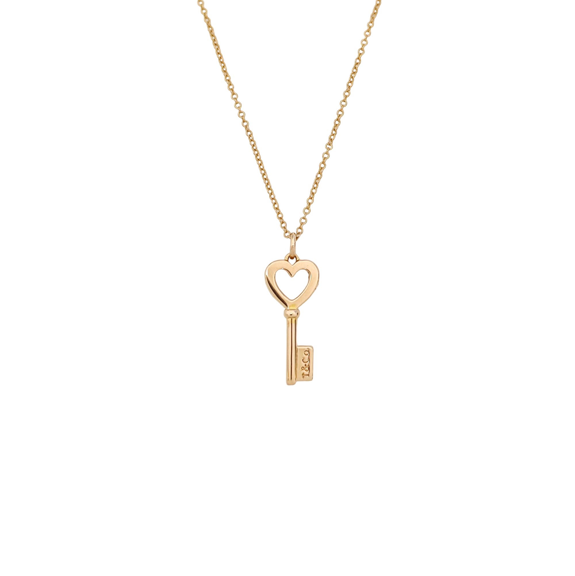 Tiffany Keys 18k Rose Gold Necklace