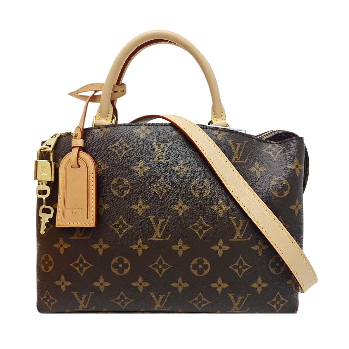 PALAIS PM Monogram Coated Canvas Brown