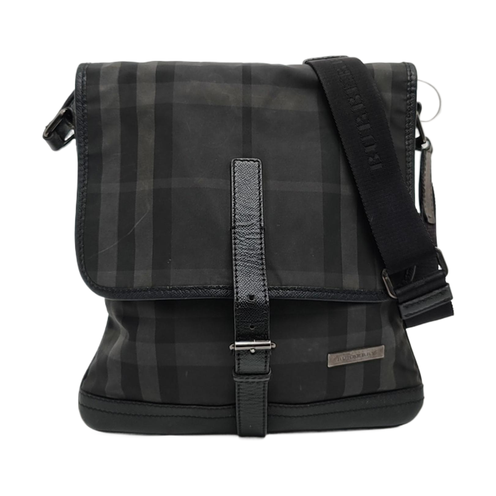 Fabric Crossbody Bag Black