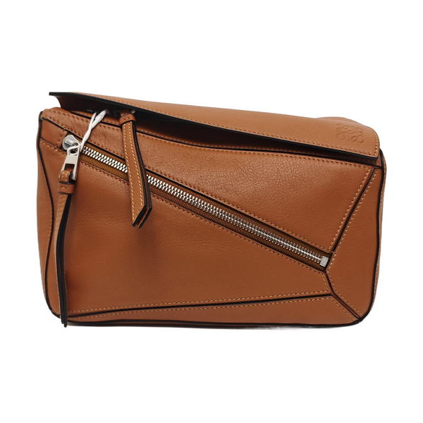 Puzzle Small Calfskin Brown