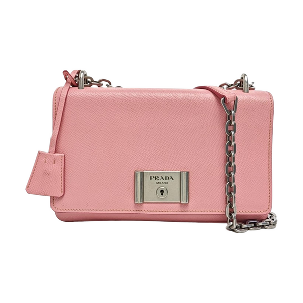 Closure Saffiano Calfskin Pink