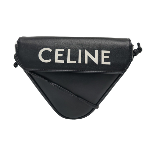 TRIANGLE Calfskin Black