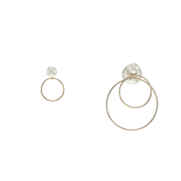 Dior Tribales Metal White Earrings
