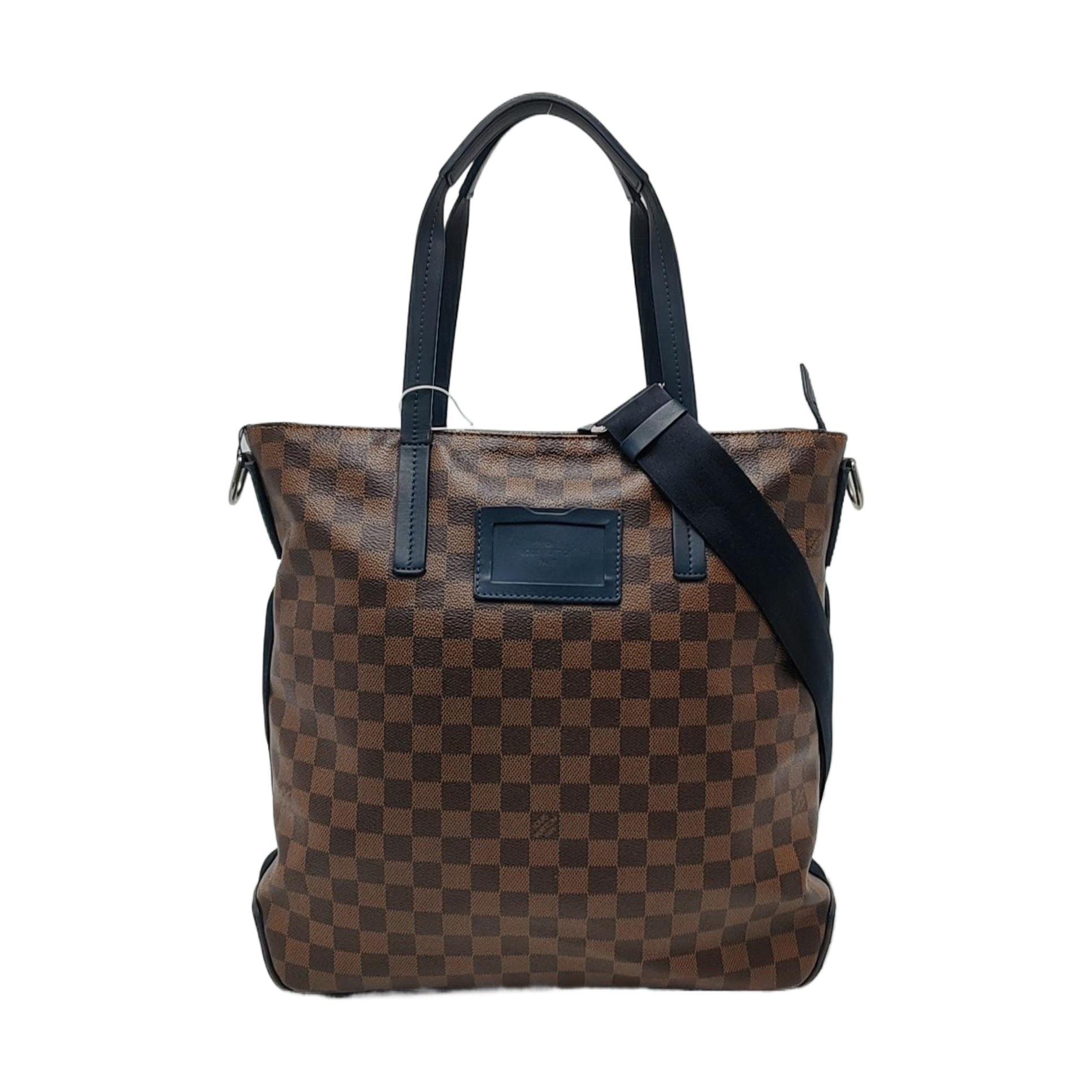 Damier Ebene Coated Canvas Brown