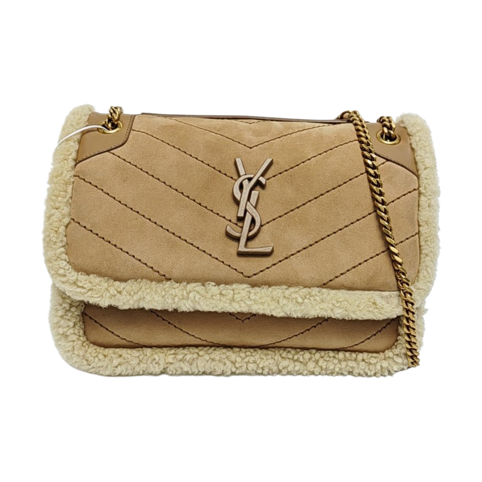 NIKI Small Chevron Wool Brown