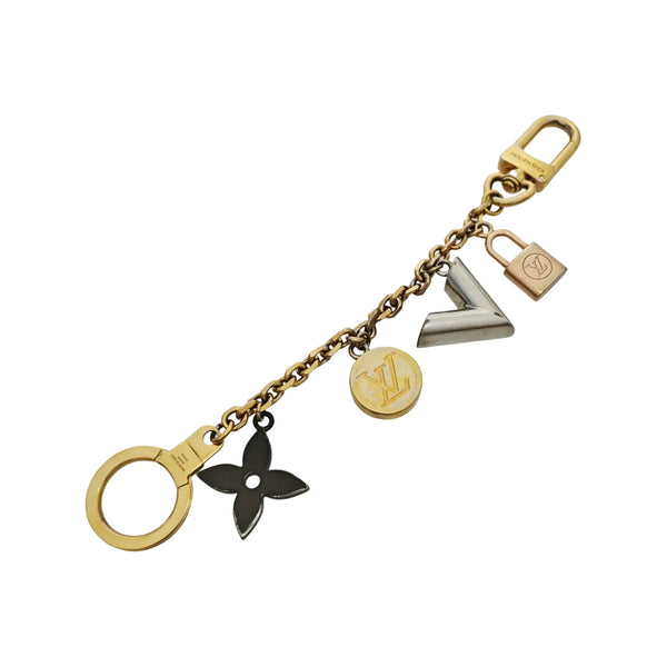 Metal Bag Charm Gold