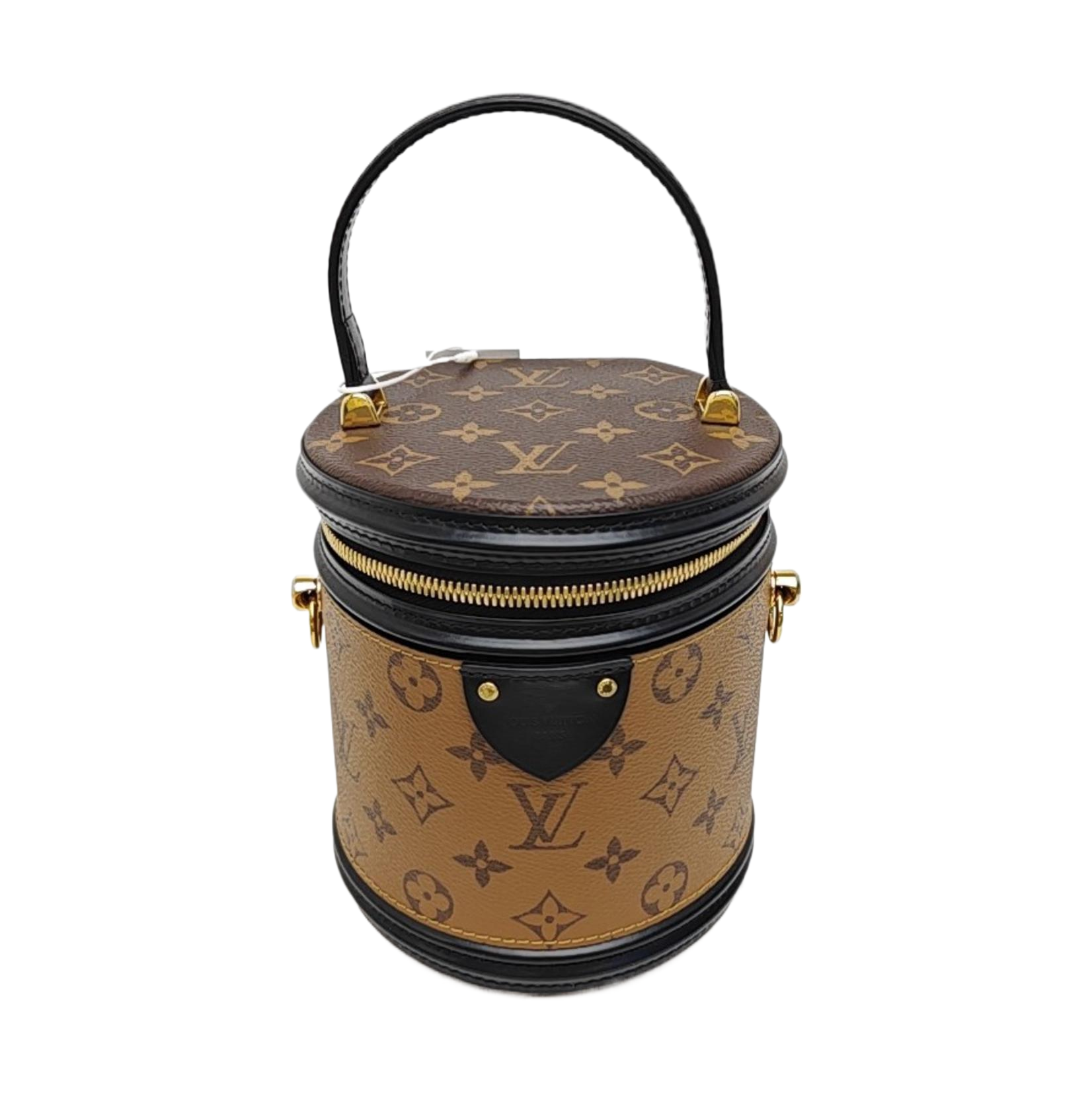 CANNES PM Monogram Coated Canvas Brown