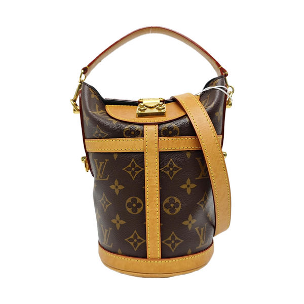 DUFFLE Monogram Coated Canvas Brown