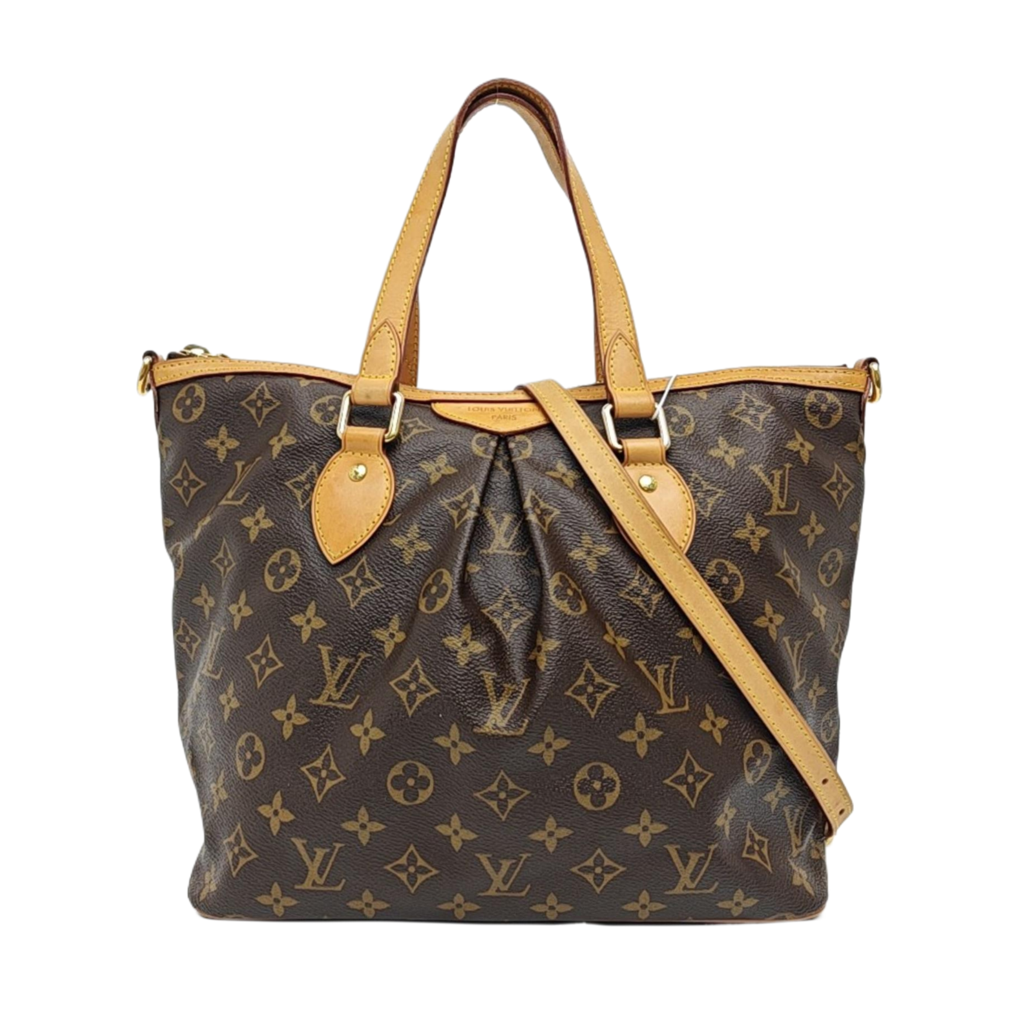 PALERMO PM Monogram Coated Canvas Brown