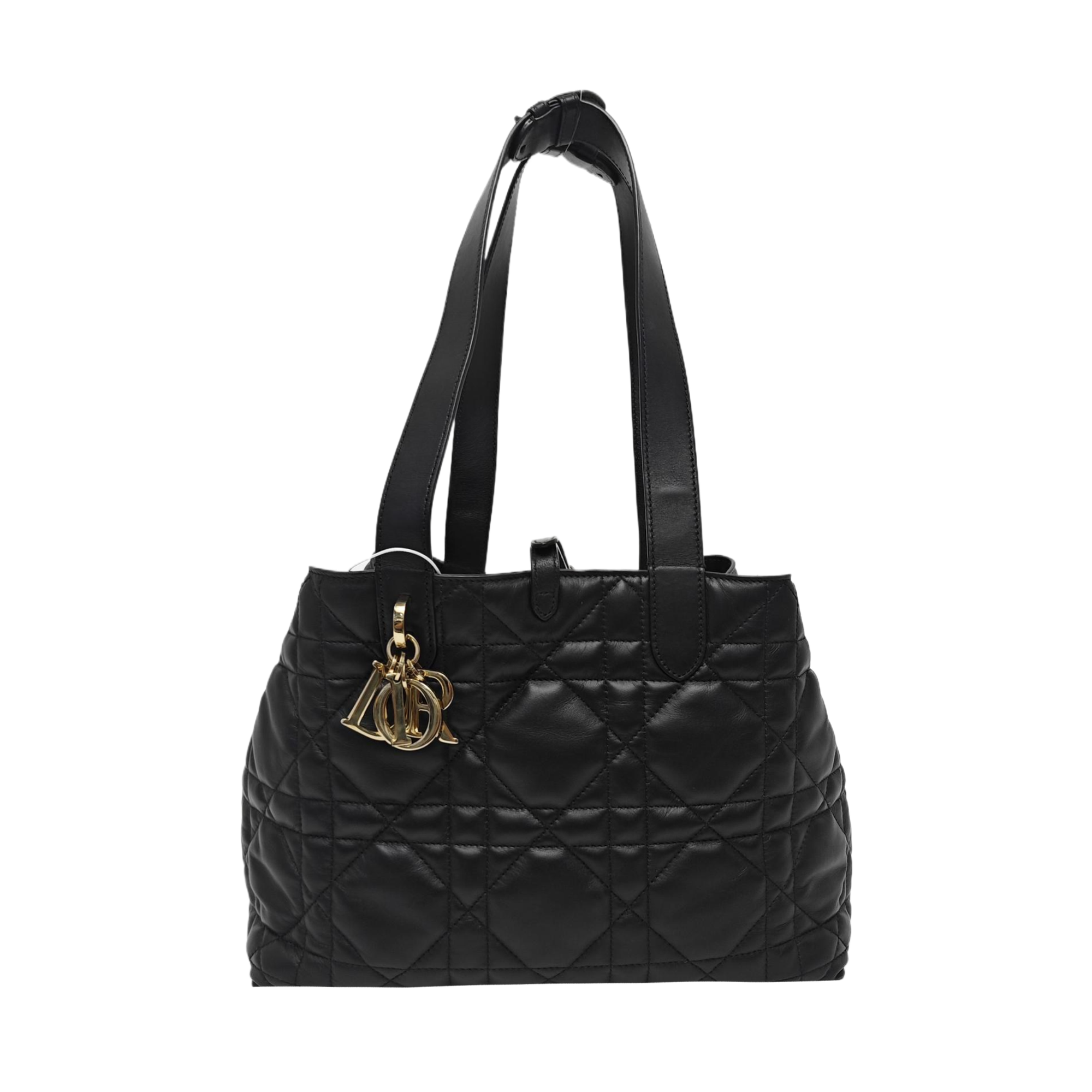 Toujours Medium Cannage Calfskin Black