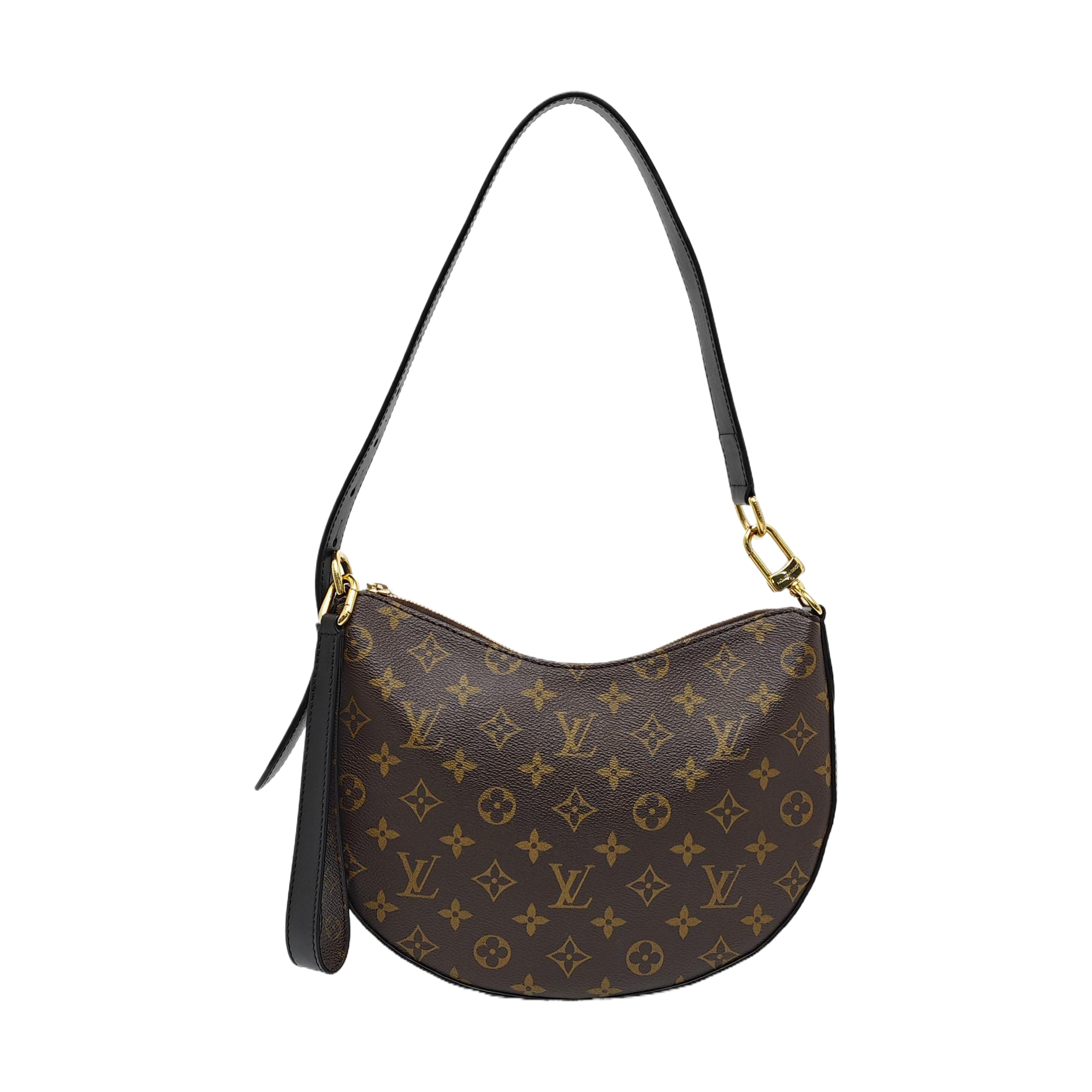 COOKIE BB Monogram Coated Canvas Brown